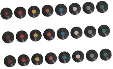 OSALADI 3sätze Vinyl Schallplatten Wandtattoo Wohnzimmer Deko Retro Musik Party Wanddeko Vinyl Decals Für Schlafzimmer Restaurant