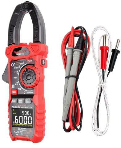 Generic Pinza amperometrica digitale Voltmetro Capacità Tester di tensione portatile HT208D/HT208A, HT208D