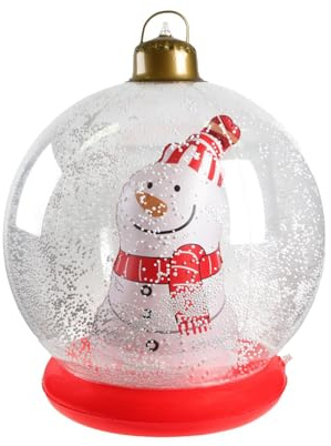 Bolas inflables Gigantes de Navidad, Decoraciones de jardín, Bolas inflables de Vacaciones al Aire Libre, de césped, Bola Inflable Multicolor para Vacaciones, al Aire Libre, jardín