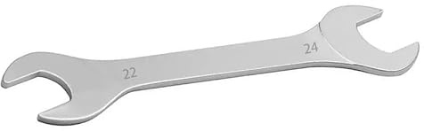 Globellapro 22 x 24 mm Maulschlüssel, Doppelmaulschlüssel, offener Schraubenschlüssel, Flachschlüssel, Chrom-Vanadium-Stahlschlüssel, metrischer Schraubenschlüssel für Mechaniker, Fahrradreparatur