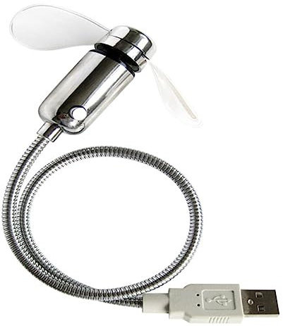 DOITOOL 1 Pc Ventilador Luminoso Usb Jarra Producto Manijas Del Gabinete Moderno Comedero Para Pájaros Decoracion Artificial Día Miniventilador Usb Salida Hoja De Ventilador De Pvc