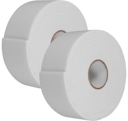 Holibanna Cinta Adhesiva De Espuma De Doble Cara Pe, Fuerte Adhesivo, Gruesa Acolchada, Blanco, 5 Cm x 5 M, 2 Unidades, Para Manualidades, Hogar y Oficina