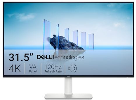 Dell 32 Plus Monitor - S3225QS, 4K UHD (3840x2160), 120Hz, VA, 4ms, AMD FreeSync Premium, 95% DCI-P3, HDR10, Ajuste de Altura, Altavoces Integrados, DisplayPort, 2 HDMI,