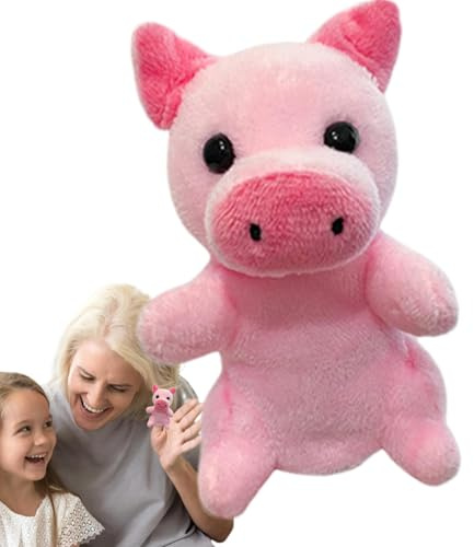 Mossette per dita di animali, pupazzi per bambini | Mossette da soffici | Small Story Time Figures Toy Farm Party Favors per ragazzi, ragazze e classe