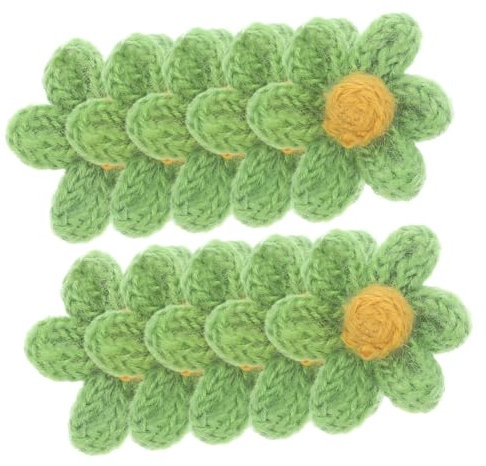 Holibanna 10stücke Dekorative Blumen Patches Für Nähen Kleidung Jeans Taschen Diy Reparatur Aufnäher Nähzubehör
