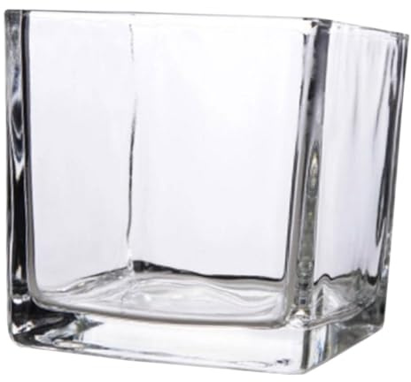 Cabilock Vase Verre Transparent Grand Format Pot Moderne pour Fleurs et Plantes Décoration de Table et Jardin Intérieur Extérieur