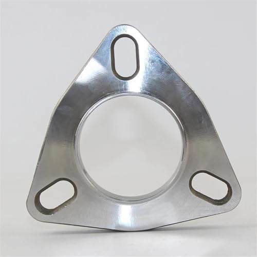 gola della coda dell'auto Flangia In Acciaio Inossidabile 304 Universale 51mm Flangia Mobile Saldata A 3 Fori Utilizzata Per Tubi Di Scarico Delle Automobili