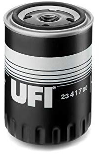 UFI Filters, Filtro de Aceite 23.417.00, Filtro de Aceite de Recambio, Apto para Coches, Apto para Modelos de Audi, Seat y Volkswagen