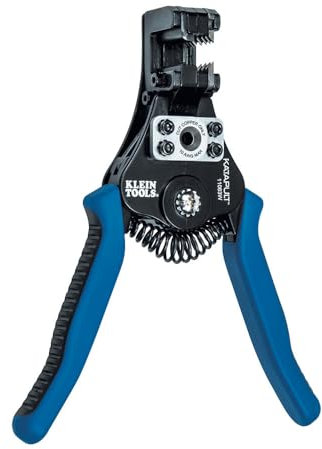 Klein Tools 11063W Wire Cutter/Wire Stripper, Heavy Duty Automatic Wire Stripper Tool for 8-20 AWG Solid and 10-22 AWG Stranded Electrical Wire