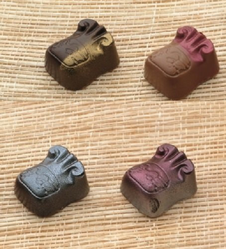 Martellato MA1702 35 Part Polycarbonate Praline Mould 8, 30 x 25 x 14 mm, Transparent