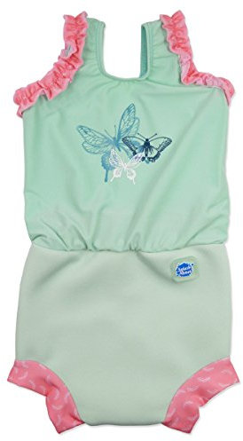 Splash About Happy Nappy Maillot de Bain Une pièce, Dragonfly, 2-3 ans