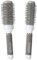 Canzoon Rundhaarbürste Ceramic 2Pcs Keramikbürste Rund Stylingbürste Kurze Haare Für Hair Drying, Styling, Lockig(Grau)