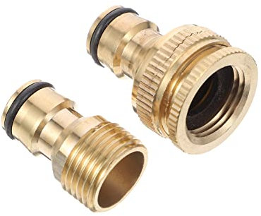 VILLFUL Faucet to Hose Adapter Garden Hose to Sink Faucet Adapter Professional Water Joint Kit Recessed Gaskets