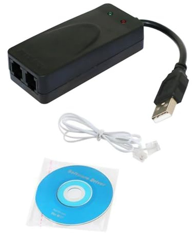 Dual RJ11 Ports USB 56K Fax Datenmodem USB-Datenmodem Dial Up Modem für Win7/8/10