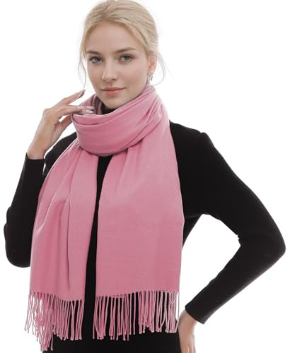 RIIQIICHY Schal Damen Winter Schals Tücher Winterschal Kuschelig Xxl Damenschal Pashmina Herbst Frauen Schal mit Fransen