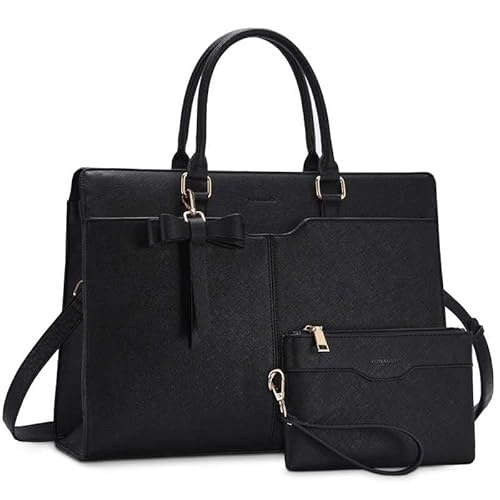 VX VONXURY Bolso Mujer Grande Cuero Bolso Tote Mujer para Portátil 15.6 Pulgadas Bolso Mujer Portatil para Trabajo Universidad
