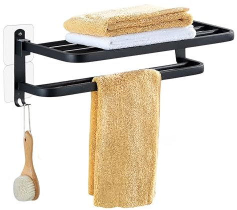 Toallero de Pared, Toalleros de Baño sin Taladro, Toalleros de Baño, Toallero Adhesivo Baño, Toalleros, Accesorios Baño sin Taladro, Toallero sin Taladro, Mueble de Baño, Decoración de Baño, Toallero.