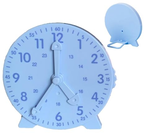 Learning Clock, Big Time Learning Clock | Teaching Clocks Suitable for - Demonstration Clock, Lightweight Training Clocks for Birthday, New Year, Christmas
