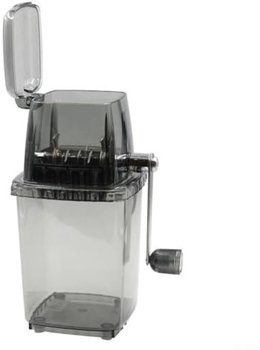 Zeroupshop Handkurbel Ice Crusher Kitchen Mixer Portable Ice Crusher Hand Crank Ice Crusher Hand Crank Ice Crusher Ice Shaver 475G
