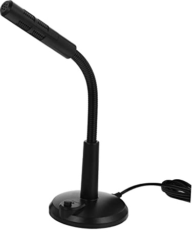 Toyvian Microfono Usb Con Per Riunioni Microfono Mini Regolabile Per Computer e Laptop Cancellazione Facile Installazione Per Videoconferenze e Streaming