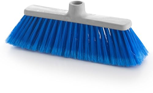 MAYA Besen AMAPOLA. Sanftes und effizientes Kehren für Innenräume. Leichtes und widerstandsfähiges Design. (Blau)