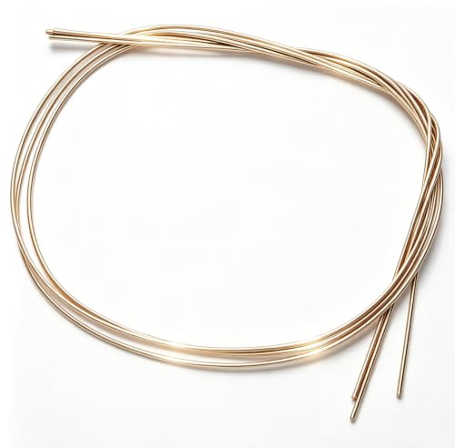 3pcs Messing Drahtlötchen, Kupferschweißstange Goldene handgefertigte Drahtlötlötes Schmuckausrüstung für Schmuck Making -Schweißmaterialien