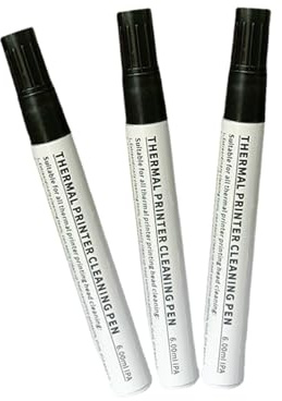 Luwecf 3 Stück Thermodrucker Reinigungsstift Reparaturstifte für Druckkopf Thermodrucker