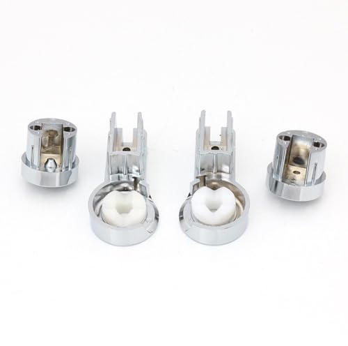 MeevrgR 1 Set Badewannenscharnierhalterungen Duschwand 1 Set Glasbadewanne geeignet für Badezimmer Gute Konstruktion aus robusten Materialien Elegantes Design mit verchromtem ABS