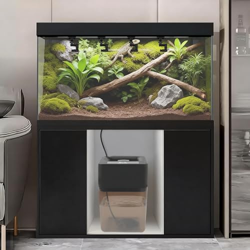 ZNLLQZN Beregnungsanlage Terrarium Reptilienbecken Luftbefeuchter Automatischer Nebelmechanismus, mit 4 Drehende Düsen und 12L Wasserspeicher, 3 Einsatzmodi, Einstellungen Sprühzeit (5-60s)