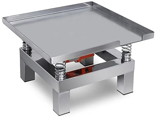 Pequeña mesa vibratoria de hormigón, prueba de vibración, banco de prueba, plataforma de vibración de acero inoxidable, mini mesa de vibración