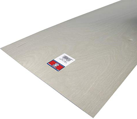 Midwest Products 5241 Birch Plywood, 1/32 x 12 x 24-Inch