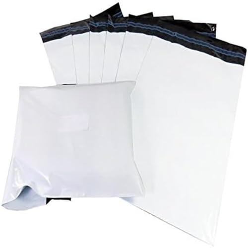 Triplast postväska i plast – vit 100 10 x 14 Vitt