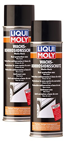 2x LIQUI MOLY 6103 Wachs Korrosions Schutz braun transparent Rost Pflege 500ml
