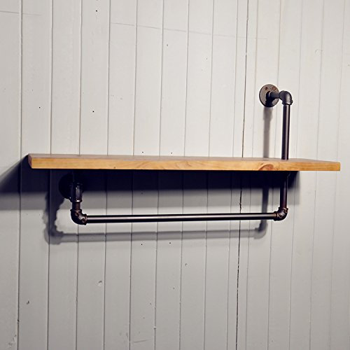 GJbgj Wandhalterung Regal Wand Dekorationen LOFT Vintage Wasserrohr Industrial Wind Regal Regal Wandregale
