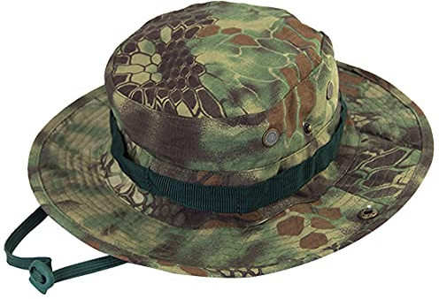 QMFIVE utomhus flerfärgad solskydd chapeau rund hatt för taktisk airsoft paintball uppstigning camping