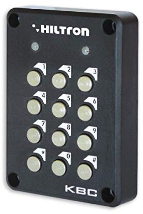 Hiltron KBC Tastiera Elettronica Numerica 12 Tasti Collegamento 4 fili 2 Led in alluminio