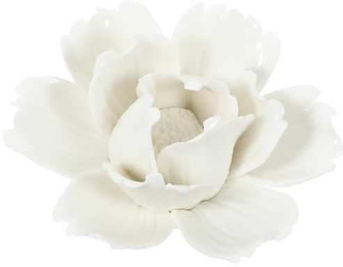 VOSAREA 3D Keramik Blumen Wanddekoration Wandhänger Dekoration Hintergrund Wand Wohnzimmer Dekoration Modern, Keramik Kunst-