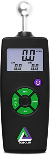 TOBOLIN Feuchtemessgerät TOBOMETER HY - Feuchtigkeitsmessgerät mit LCD-Display für Mauerwerk – Feuchtemesser für Mauerwerk, Holz, Wand, Gips, Putz - Zerstörungsfreie Messung - 40 mm Messtiefe