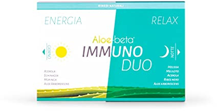 Immuno Duo Capsule Giorno Notte - Duplice Azione - 100% Naturale - Biologico - Antiossidante - Dona benessere e supporta le difese dell'organismo (Quantità 1 Unità)