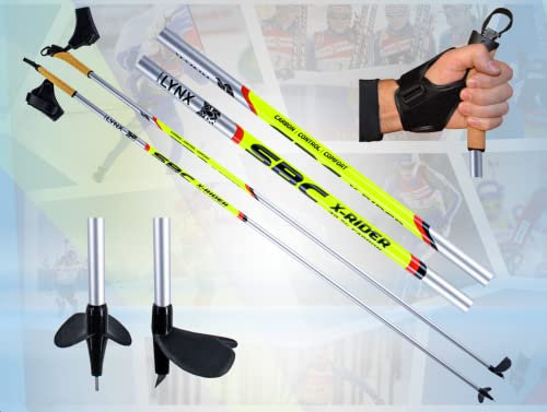 sportlynx X-Rider Carbon Langlaufstöcke Skating Stock Skistöcke (175 cm)