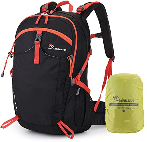 Mountaintop 40L Trekkingrucksack Wanderrucksack Damen Herren Outdoor Reiserucksack Wandern Klettern Camping Rucksäcke mit Regenschutz