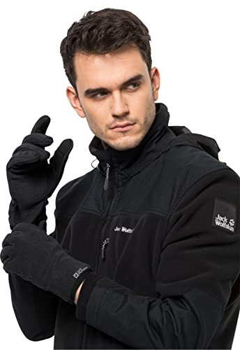 Jack Wolfskin KASKADEN Glove, Black, S