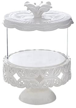 Alzata con coperchio Blanc Mariclò