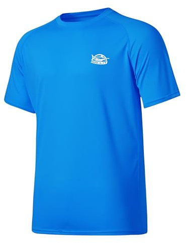 WILLIT Herren UV Shirt UPF 50+ Schwimmshirt | Schnelltrocknend Leicht Sonnenschutz Kurzarm Rashguard Atmungsaktiv T-Shirt für Outdoor Angeln Surfen Wandern Laufen