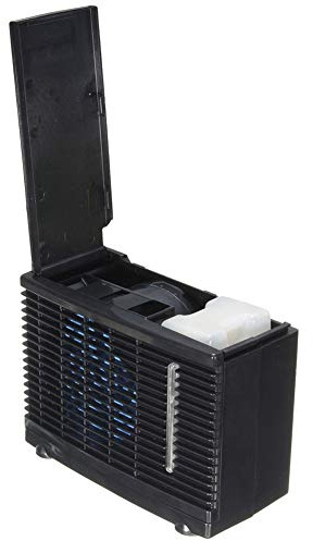 Condizionatore D'aria Evaporativo Mini Condizionatore Portatile Universale per Auto 24V Refrigerazione Condizionatore D'aria Evaporatore D'acqua Ventilatore D'aria per Camion (Nero)