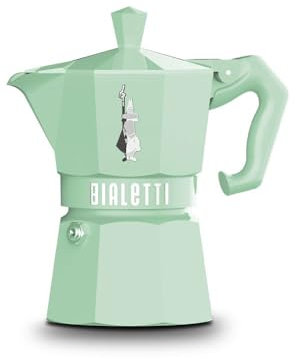 Bialetti Moka Exclusive 3 Tazze Vintage (3 tazze, verde)
