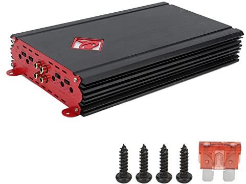 XTevu P6 Amplificador de coche Metal Universal 4 canales Coche Camión Vehículo de motor Amplificador de potencia estéreo para sistema de audio de altavoz