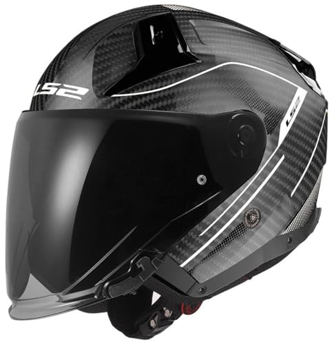 LS2, Jet-Motorradhelm INFINITY II CARBON COUNTER Cool Grey, L