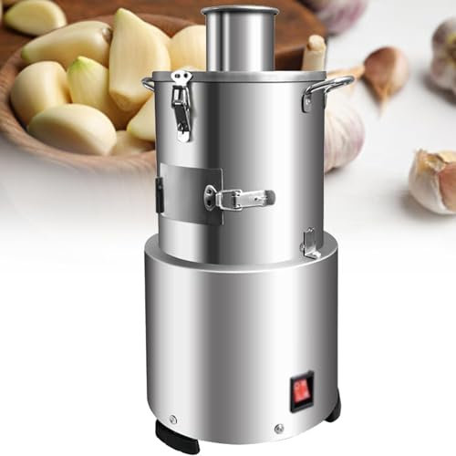 Peladora De Ajos Secos Enteros, Peladora De Ajos Comercial Y Doméstica De 200 W, Peladora Automática De Ajos De Acero Inoxidable, 25 Kg/h, para Restaurantes, Cantinas, Tiendas De Barbacoa