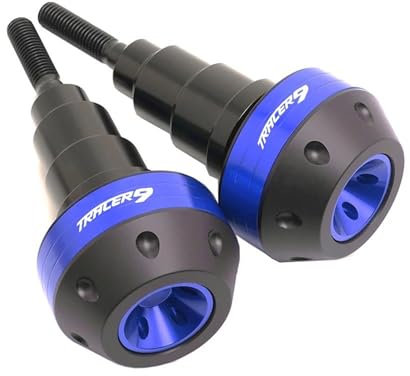 YHGGDN CNC Motorrad-Rahmengleiter-Sturzpad Für Yamaha Tracer 9 GT Tracer 9GT 2020-2022, Absturzschutz, Motorschutz Rahmen-Sturzpad(Blau,XXL)